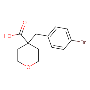 4-(4-BROMOBENZYL)TETRAHYDRO-2H-PYRAN-4-CARBOXYLIC ACID