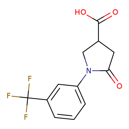 5-Oxo-1-[3-(trifluoromethyl)phenyl]pyrrolidine-3-carboxylic acid