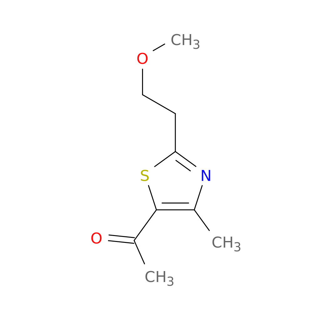 1-[2-(2-methoxyethyl)-4-methyl-1,3-thiazol-5-yl]ethan-1-one