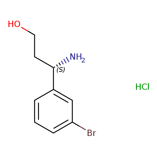 (S)-3-(3-Bromophenyl)-beta-alaninol hcl