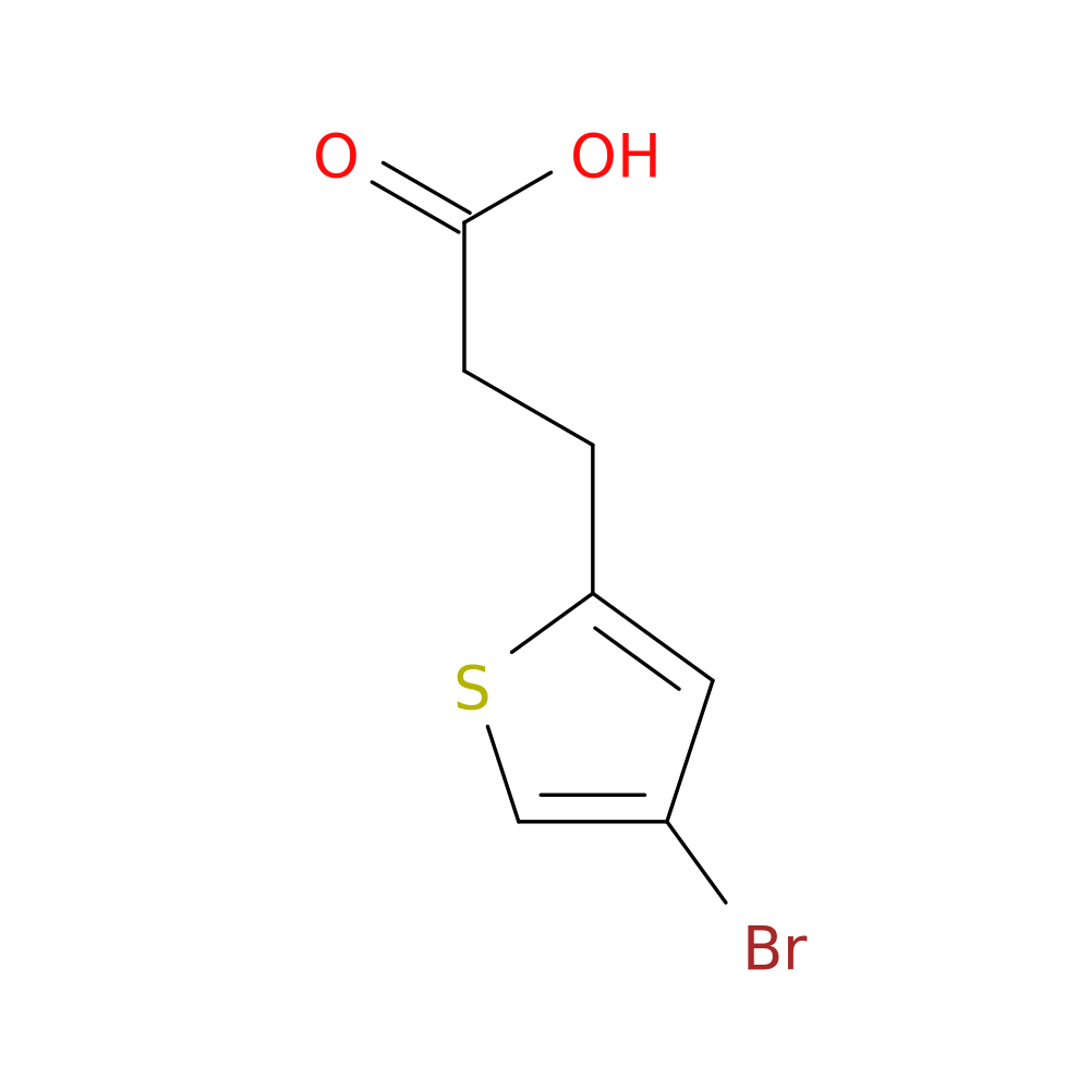 3-(4-bromothiophen-2-yl)propanoic acid