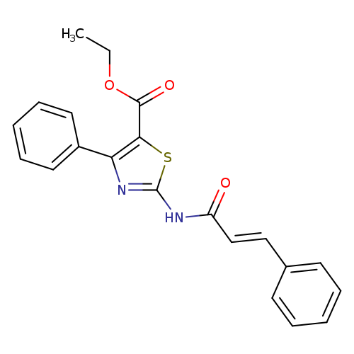 ethyl 4-phenyl-2-[(2E)-3-phenylprop-2-enamido]-1,3-thiazole-5-carboxylate