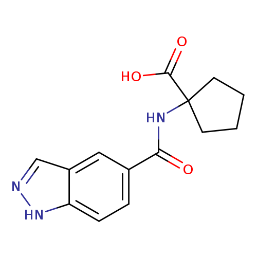 1-(1H-Indazole-5-amido)cyclopentane-1-carboxylic acid