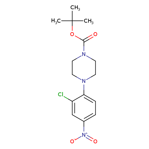 tert-Butyl 4-(2-chloro-4-nitrophenyl)piperazine-1-carboxylate