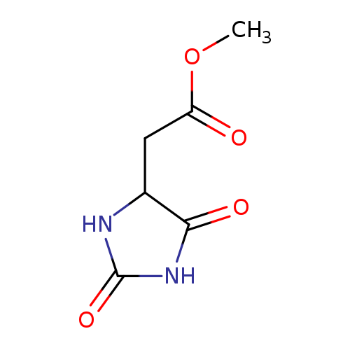 Methyl 2-(2,5-dioxoimidazolidin-4-yl)acetate