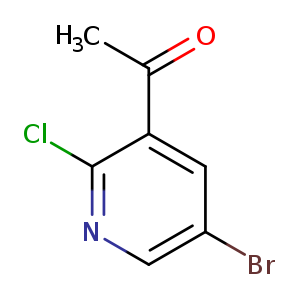 1-(5-Bromo-2-chloropyridin-3-yl)ethanone