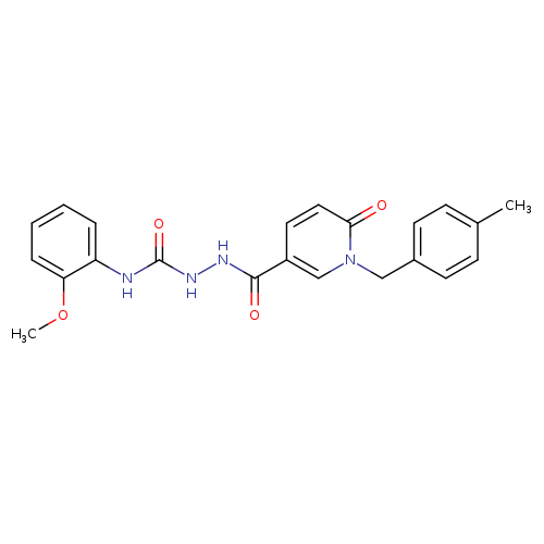 N-{[(2-methoxyphenyl)carbamoyl]amino}-1-[(4-methylphenyl)methyl]-6-oxo-1,6-dihydropyridine-3-carboxamide