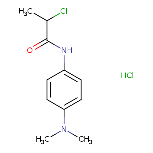 2-chloro-N-[4-(dimethylamino)phenyl]propanamide hydrochloride