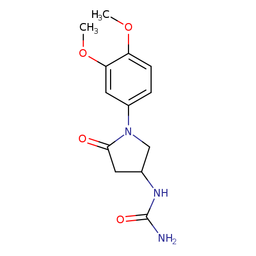 [1-(3,4-dimethoxyphenyl)-5-oxopyrrolidin-3-yl]urea