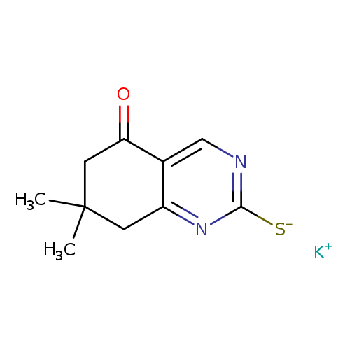 potassium (7,7-dimethyl-5-oxo-5,6,7,8-tetrahydroquinazolin-2-yl)sulfanide