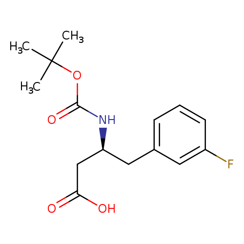 (3S)-3-[(tert-Butoxycarbonyl)amino]-4-(3-fluorophenyl)butanoic acid