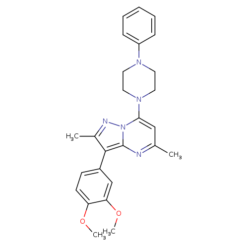 1-[3-(3,4-dimethoxyphenyl)-2,5-dimethylpyrazolo[1,5-a]pyrimidin-7-yl]-4-phenylpiperazine