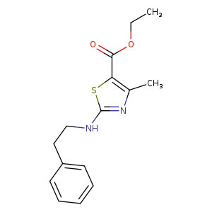 ethyl 4-methyl-2-[(2-phenylethyl)amino]-1,3-thiazole-5-carboxylate