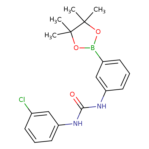 1-(3-Chlorophenyl)-3-(3-(4,4,5,5-tetramethyl-1,3,2-dioxaborolan-2-yl)phenyl)urea