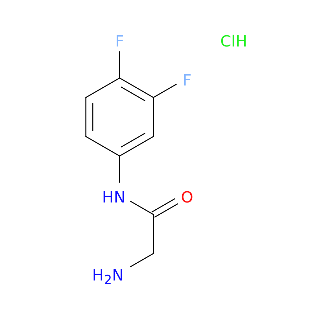 N~1~-(3,4-difluorophenyl)glycinamide hydrochloride