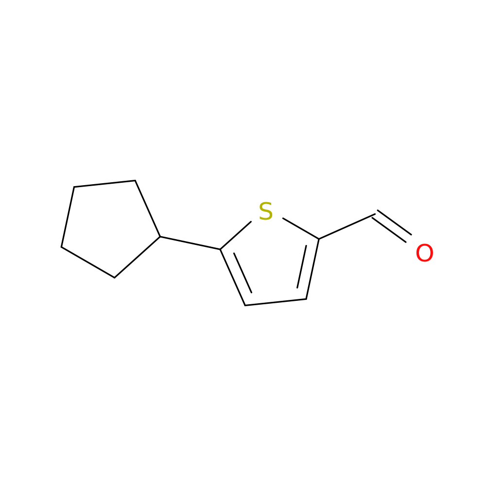 5-Cyclopentylthiophene-2-carbaldehyde