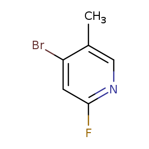 Pyridine, 4-bromo-2-fluoro-5-methyl-