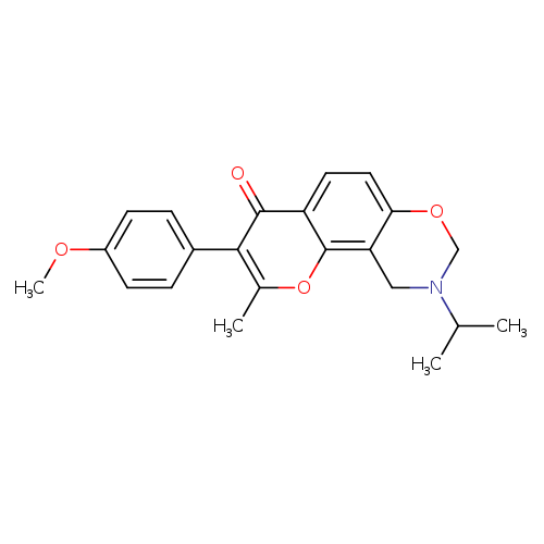 3-(4-methoxyphenyl)-2-methyl-9-(propan-2-yl)-4H,8H,9H,10H-chromeno[8,7-e][1,3]oxazin-4-one