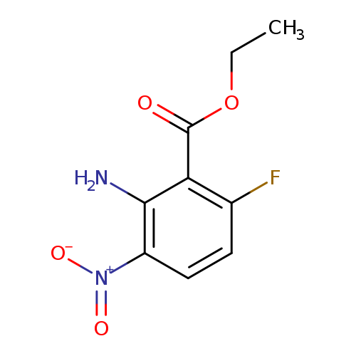 Benzoic acid, 2-amino-6-fluoro-3-nitro-, ethyl ester
