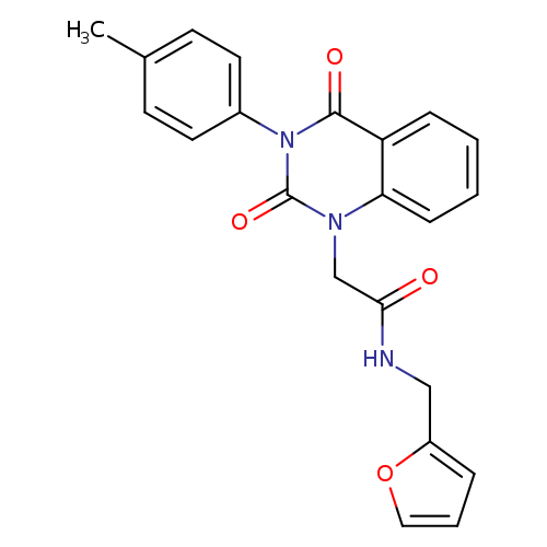 N-[(furan-2-yl)methyl]-2-[3-(4-methylphenyl)-2,4-dioxo-1,2,3,4-tetrahydroquinazolin-1-yl]acetamide
