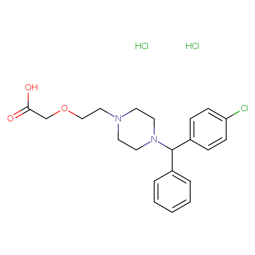 2-(2-(4-((4-Chlorophenyl)(phenyl)methyl)piperazin-1-yl)ethoxy)acetic acid dihydrochloride