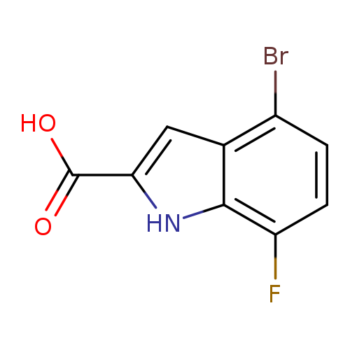 4-Bromo-7-fluoro-1h-indole-2-carboxylic acid