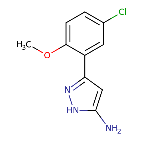 3-(5-Chloro-2-methoxyphenyl)-1H-pyrazol-5-amine
