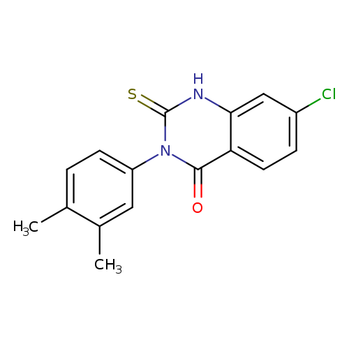 7-chloro-3-(3,4-dimethylphenyl)-2-sulfanylidene-1,2,3,4-tetrahydroquinazolin-4-one