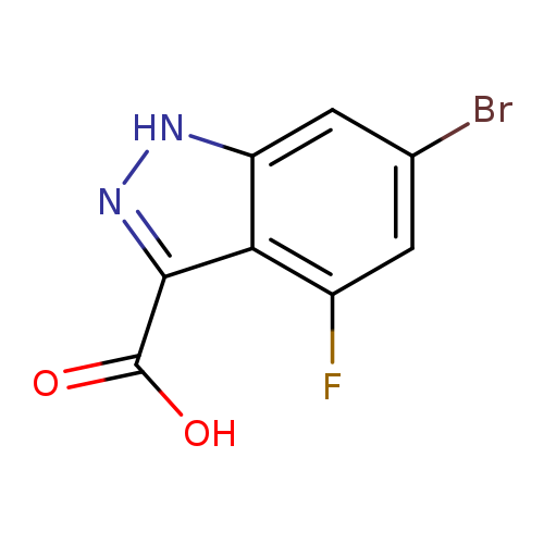 6-BROMO-4-FLUORO-3-(1H)INDAZOLE CARBOXYLIC ACID