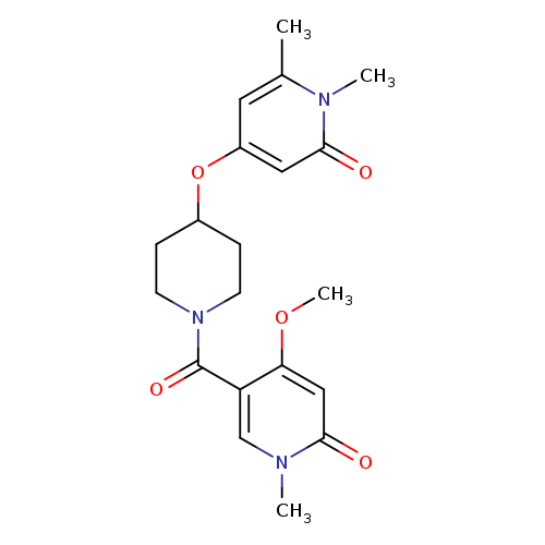 5-{4-[(1,6-dimethyl-2-oxo-1,2-dihydropyridin-4-yl)oxy]piperidine-1-carbonyl}-4-methoxy-1-methyl-1,2-dihydropyridin-2-one