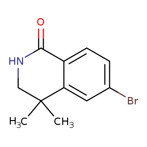 6-Bromo-4,4-dimethyl-3,4-dihydroisoquinolin-1(2h)-one