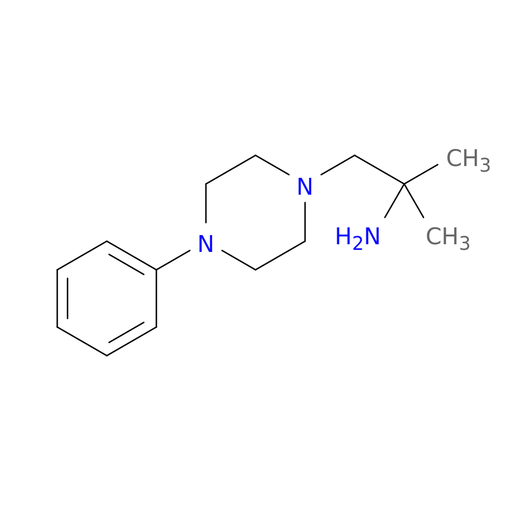 2-methyl-1-(4-phenylpiperazin-1-yl)propan-2-amine