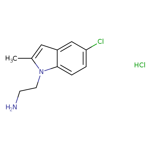 2-(5-chloro-2-methyl-1H-indol-1-yl)ethan-1-aminehydrochloride