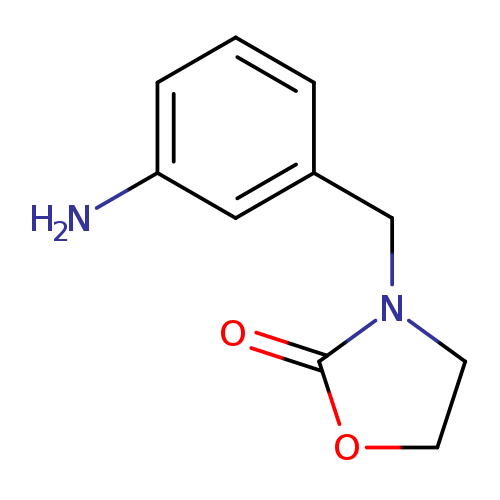3-[(3-aminophenyl)methyl]-1,3-oxazolidin-2-one