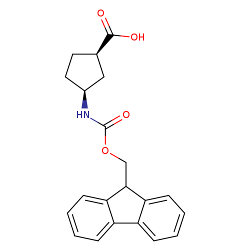 (1R,3S)-3-((((9H-Fluoren-9-yl)methoxy)carbonyl)amino)cyclopentanecarboxylic acid