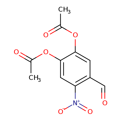 2-(Acetyloxy)-5-formyl-4-nitrophenyl acetate