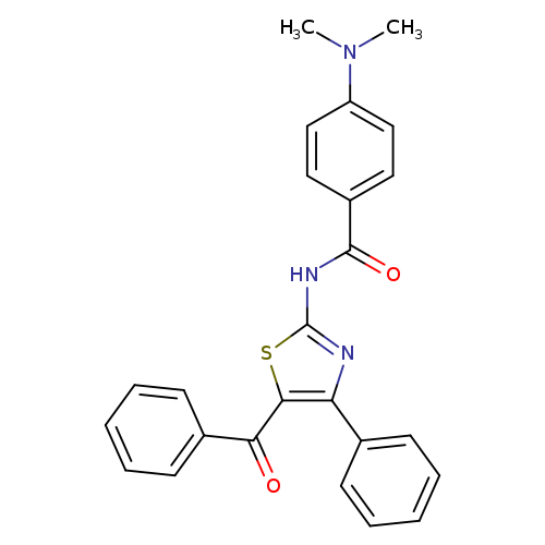 N-(5-benzoyl-4-phenyl-1,3-thiazol-2-yl)-4-(dimethylamino)benzamide