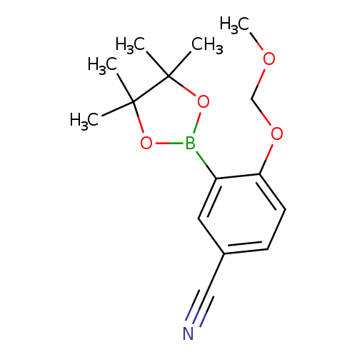 4-(methoxymethoxy)-3-(4,4,5,5-tetramethyl-1,3,2-dioxaborolan-2-yl)benzonitrile