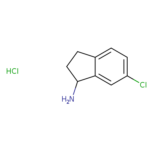 1H-Inden-1-amine, 6-chloro-2,3-dihydro-, hydrochloride (1:1)