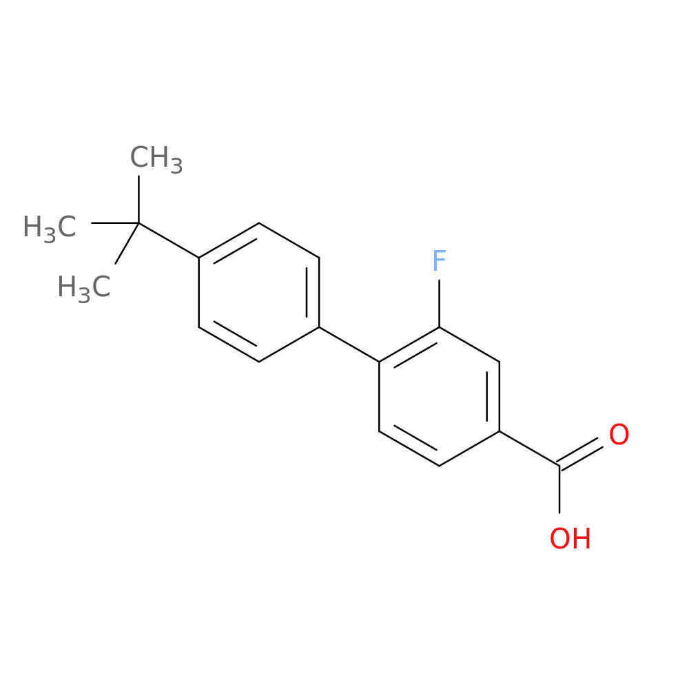 3-Fluoro-4-(4-t-butylphenyl)benzoic acid