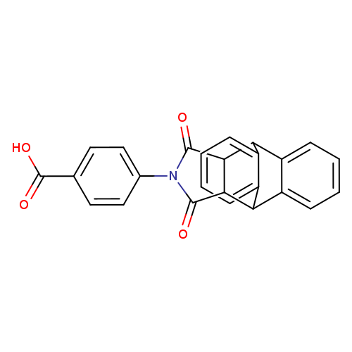 4-{16,18-dioxo-17-azapentacyclo[6.6.5.0^{2,7}.0^{9,14}.0^{15,19}]nonadeca-2,4,6,9(14),10,12-hexaen-17-yl}benzoic acid