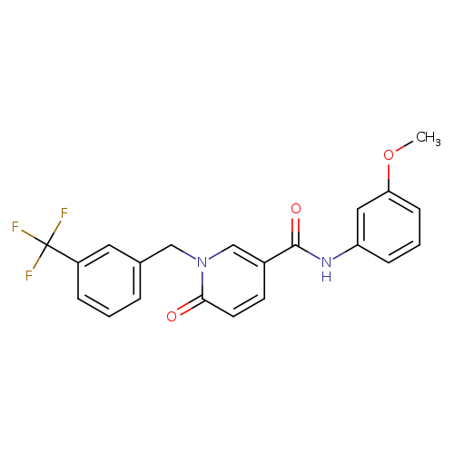 N-(3-methoxyphenyl)-6-oxo-1-{[3-(trifluoromethyl)phenyl]methyl}-1,6-dihydropyridine-3-carboxamide