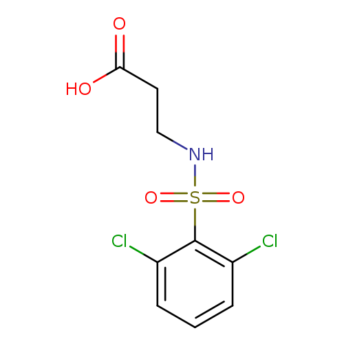 3-[[(2,6-DICHLOROPHENYL)SULFONYL]AMINO]PROPANOIC ACID