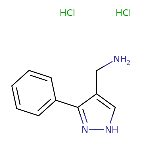[(3-Phenyl-1h-pyrazol-4-yl)methyl]amine dihydrochloride