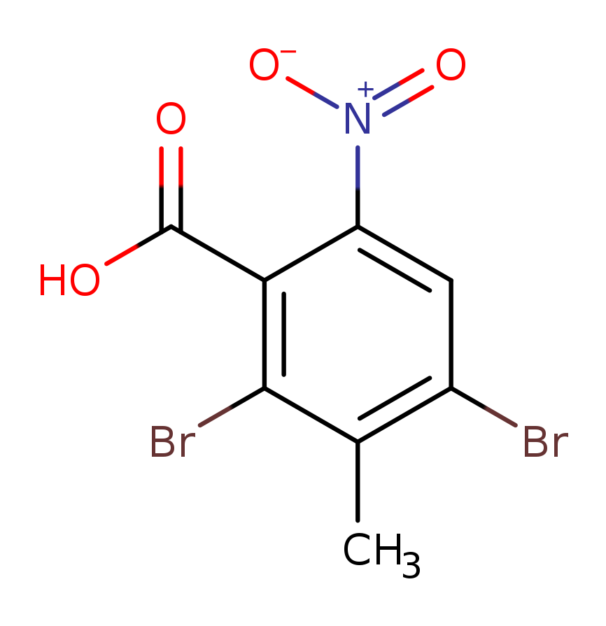 2,4-Dibromo-3-methyl-6-nitrobenzoic acid