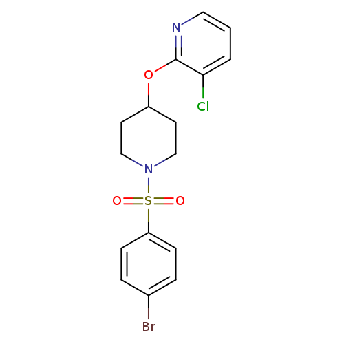 2-{[1-(4-bromobenzenesulfonyl)piperidin-4-yl]oxy}-3-chloropyridine
