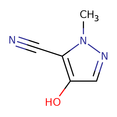 4-hydroxy-1-methyl-1H-pyrazole-5-carbonitrile