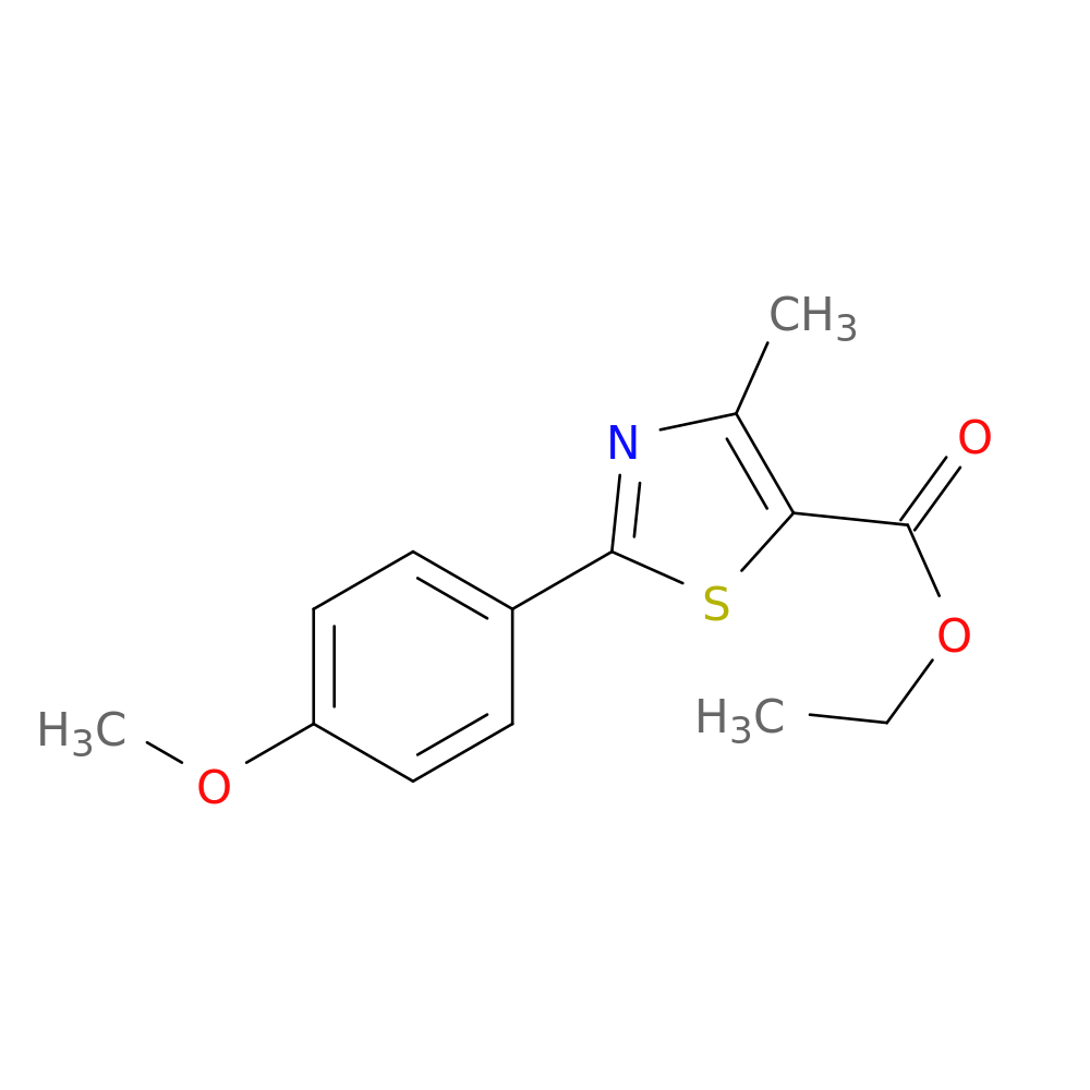 Ethyl 4-methyl-2-(4-methoxyphenyl)thiazole-5-carboxylate
