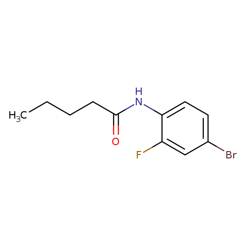 N-(4-bromo-2-fluorophenyl)pentanamide