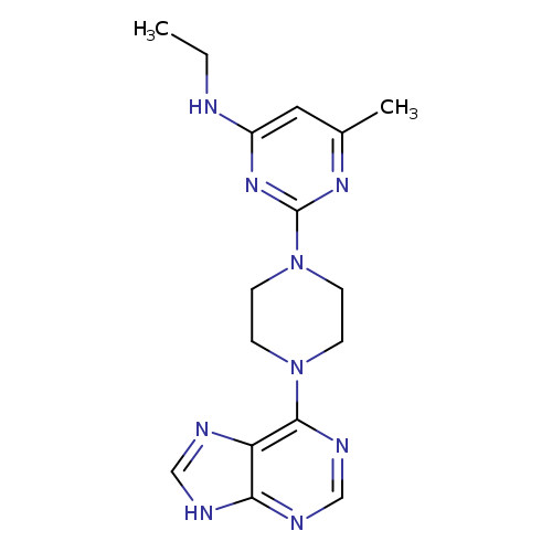 N-ethyl-6-methyl-2-[4-(9H-purin-6-yl)piperazin-1-yl]pyrimidin-4-amine
